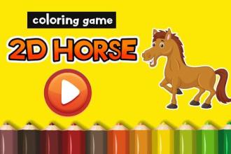 2D Horse Coloring Book截图5