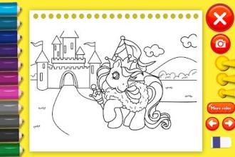 2D Horse Coloring Book截图2