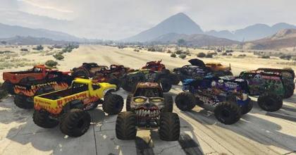 Mustang Monster Truck Stunts截图5