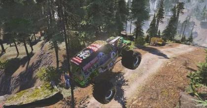 Mustang Monster Truck Stunts截图2