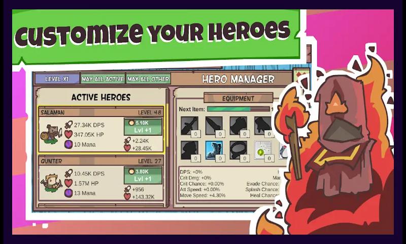 Idle Hero Defense截图2