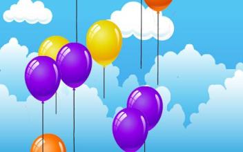 Blow up Balloons. Educational game for kids截图1