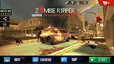 Zombie Ripper Survival - The Walking Dead截图3