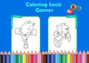 Coloring book for sonik games截图2