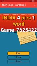 INDIA 4 pics 1 word Game截图2