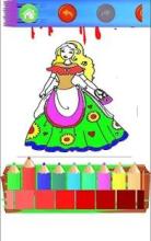 New Princess Paint Coloring Books截图4