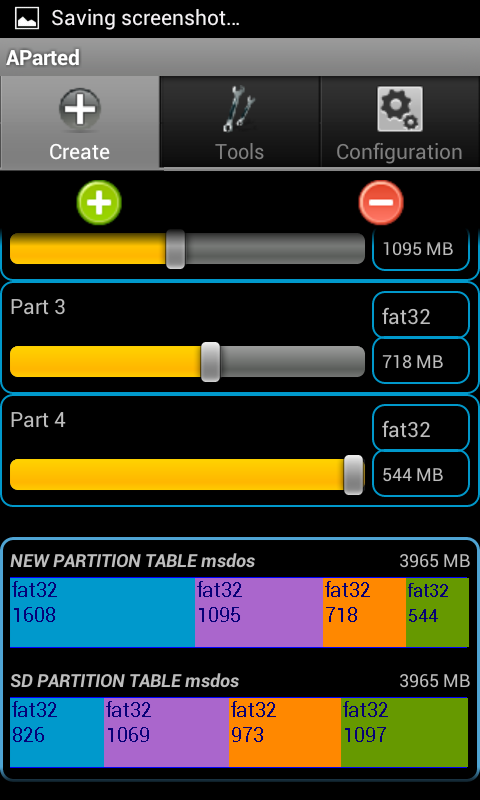 分离（SD卡分区） AParted ( Sd card Partition )截图2