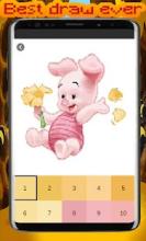 Winnie Pooh - Color by Number截图1