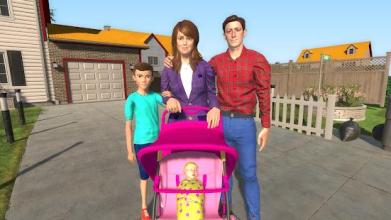 Virtual Mother Happy Family New Baby Twins截图3