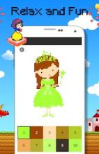 Princess Coloring By Number - Pixel Art截图4