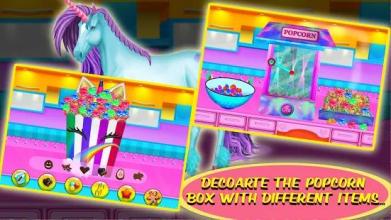 Unicorn popcorn Food Maker Cooking Game截图2