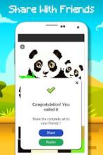 Panda Coloring By Number - Pixel Art截图2