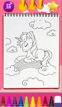 Coloring Pages for Kids - Unicorn Colors截图2