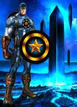 CAPTAIN AVENGE IRON JET AMERICA 3D COLORING BOOK截图2