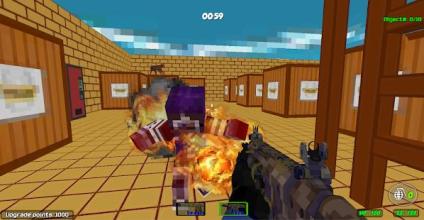 Blocky Gun Combat SWAT Survival截图1