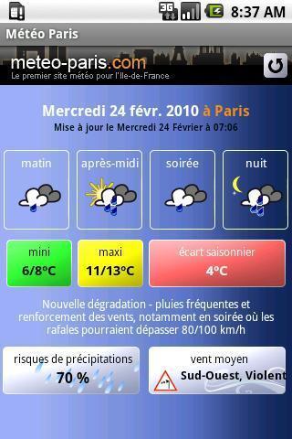 Météo Paris截图3