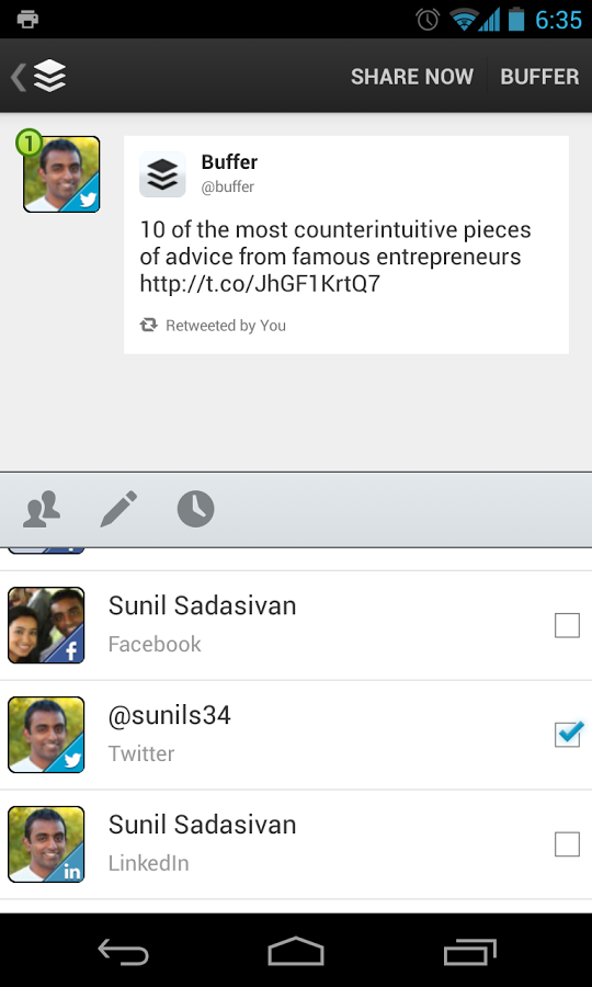 缓冲区（推特，脸书） Buffer (Twitter, Facebook)截图6