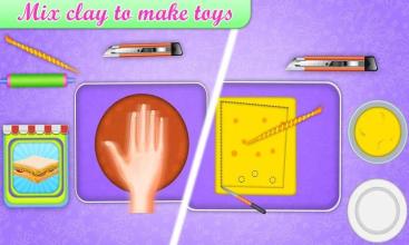 DIY Clay Toys Maker: Rainbow Slime Design Games截图2