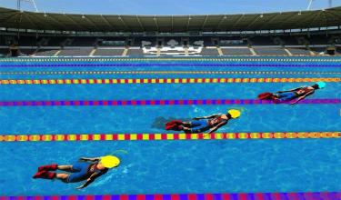 Swimming Pool Flip Diving Swimming Race 3D截图1