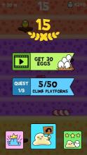 Rise Up Egg White! - Jumper Game截图1