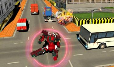 Fire Fighter Truck Robot:Real Robot Rescue Truck截图2