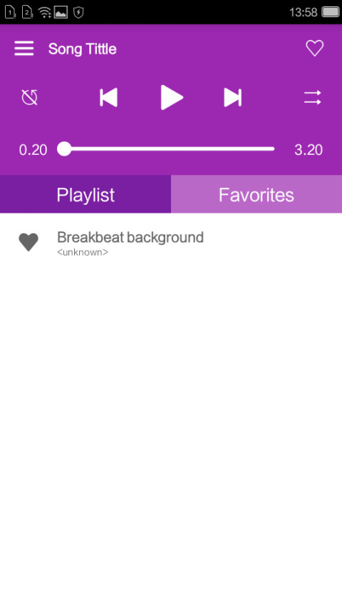 简洁MP3播放器截图4