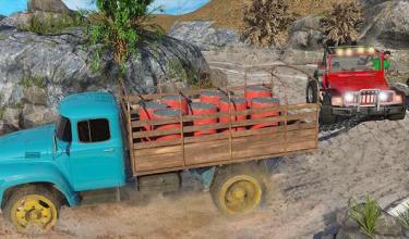 Offroad Long Truck Sim - Offroad Quad Jeep Driver截图4