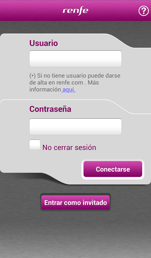 Renfe Ticket截图1