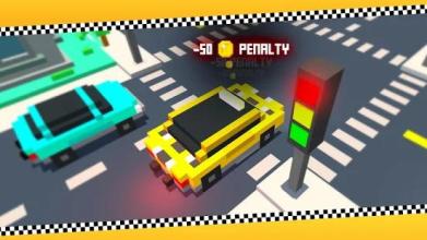 Blocky Traffic Racing截图3