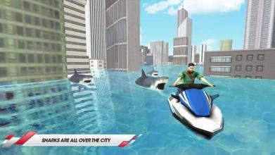 Deadly Shark Hunting City Attack Sniper截图2