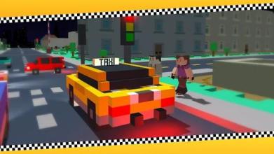 Blocky Traffic Racing截图5