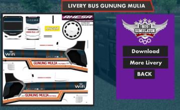 Livery Skin Bussid Gunung Mulia截图5