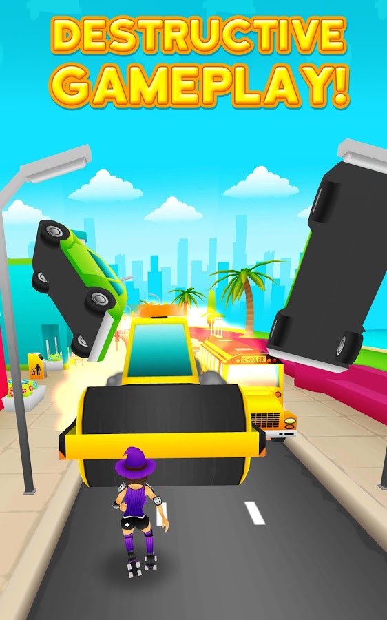 Roller Crash - Action Runner截图2