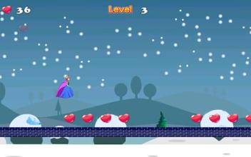 Magical Ice Princess Run - Shine Game截图1