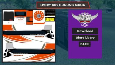 Livery Skin Bussid Gunung Mulia截图4