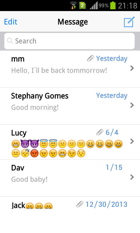 Messaging+ L截图2