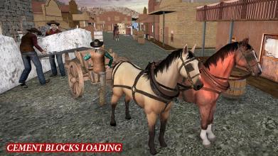 Wild West World Survival- Horse Cart Transport sim截图3