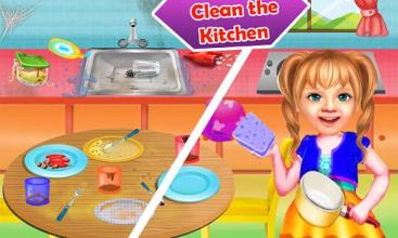 Sweet Baby Girl Cleaning Games 2018: House Cleanup截图4