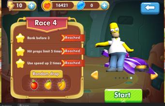 Kart Simpsons Ultimate hustling截图1