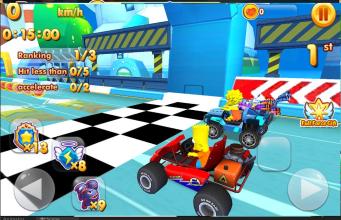 Kart Simpsons Ultimate hustling截图3