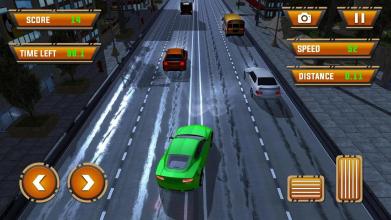 Real City Traffic Car Racing 2018截图1