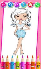 Fashion Coloring Book & Drawing Book For Kids截图2