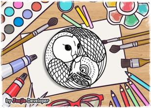 Coloring Pages Animal Mandala截图4