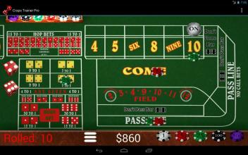 Craps Trainer Free截图3