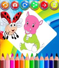 Hippopotamus Coloring Book截图5