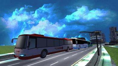 Extreme Stupid City Bus Racing Game截图1