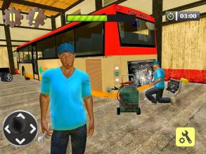 Bus Mechanic Workshop: Auto Repair Shop Garage截图1