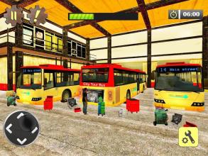 Bus Mechanic Workshop: Auto Repair Shop Garage截图5