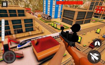 Sniper Shooter 3D-Police Train Shooting Game 2018截图4