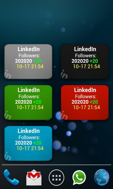 Linkedin Company Widget截图1